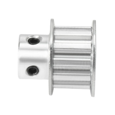 Harfington Uxcell Aluminum XL 12 Teeth 6mm Bore Timing Belt Idler Pulley Flange Synchronous Wheel for 10mm Belt 3D Printer CNC