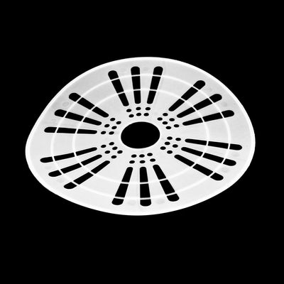 Harfington Uxcell 270mm Dia Plastic Semi Automatic Washing Machine Spin Cap Cover White