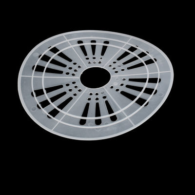 Harfington Uxcell 24cm Dia Plastic Semi Automatic Washing Machine Spin Cap Cover White