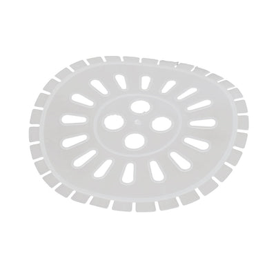Harfington Uxcell 25cm Dia Plastic Semi Automatic Washing Machine Spin Cap Cover White