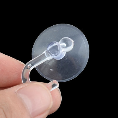 Harfington Uxcell Family Rubber Window Glass Wall Suction Cup Hook Sucker Hanger Clear 25mm Dia 23pcs