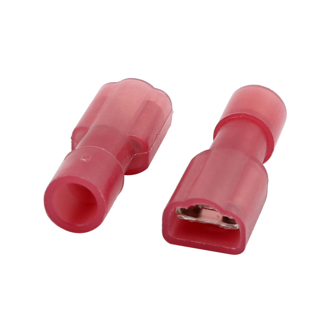 uxcell Uxcell 50Pcs FDFN1-187 22-16AWG Insulated Female Spade Crimp Terminal Connector Red