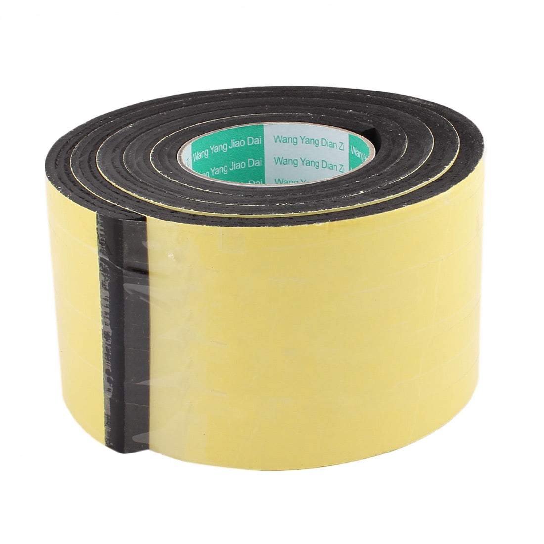 uxcell Uxcell 100mm Width 10mm Thickness EVA Single Side Sponge Foam Tape 2 Meters Length
