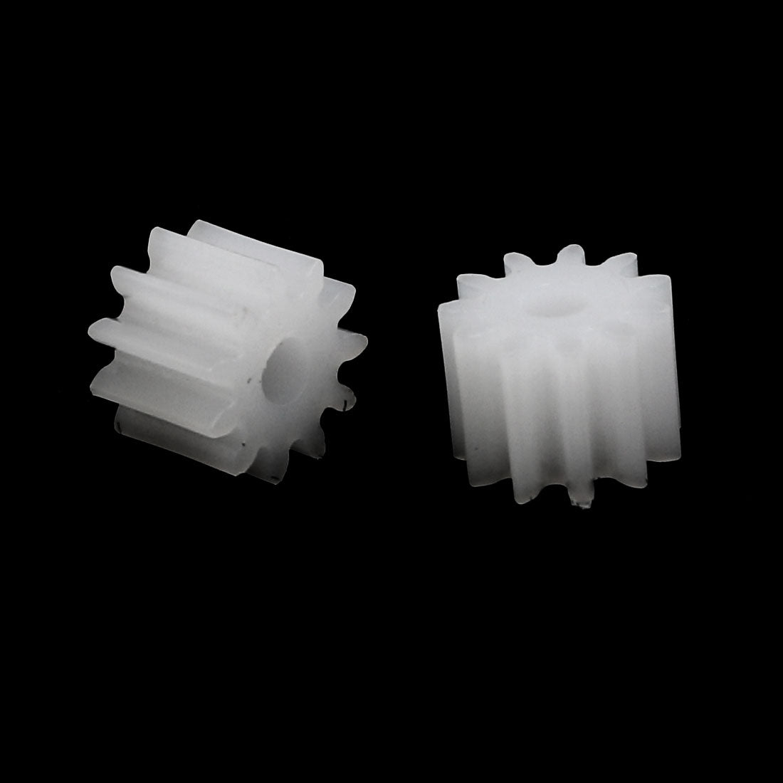 uxcell Uxcell 20pcs 11 Teeth 1.95mm Hole Dia Plastic Gear Wheel for Car Motor Shaft