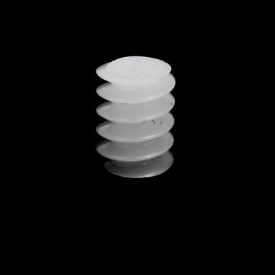 Harfington Uxcell 20PCS 6mm Thread Dia 8mm length Plastic Worm Gear for Toy Motor Reduction Box