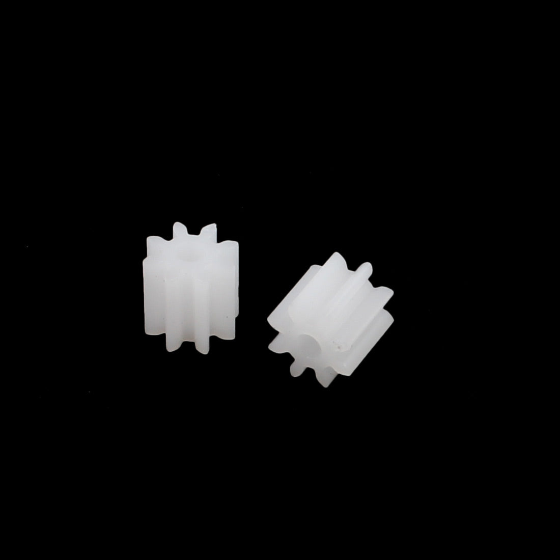 uxcell Uxcell 20PCS 8 Teeth 1.5mm Hole Diameter Plastic Gear Wheel for RC Car