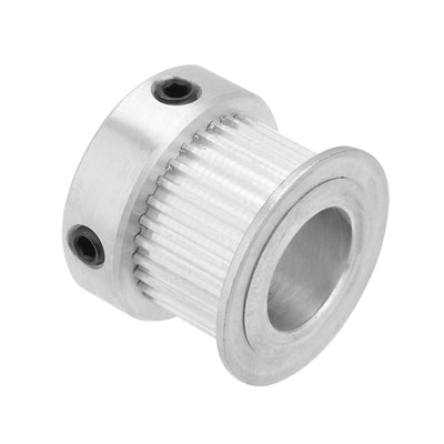 Harfington Uxcell Aluminum M-X-L 30 Teeth 12mm Bore Timing Belt Idler Pulley Synchronous Wheel 10mm Belt for 3D Printer CNC