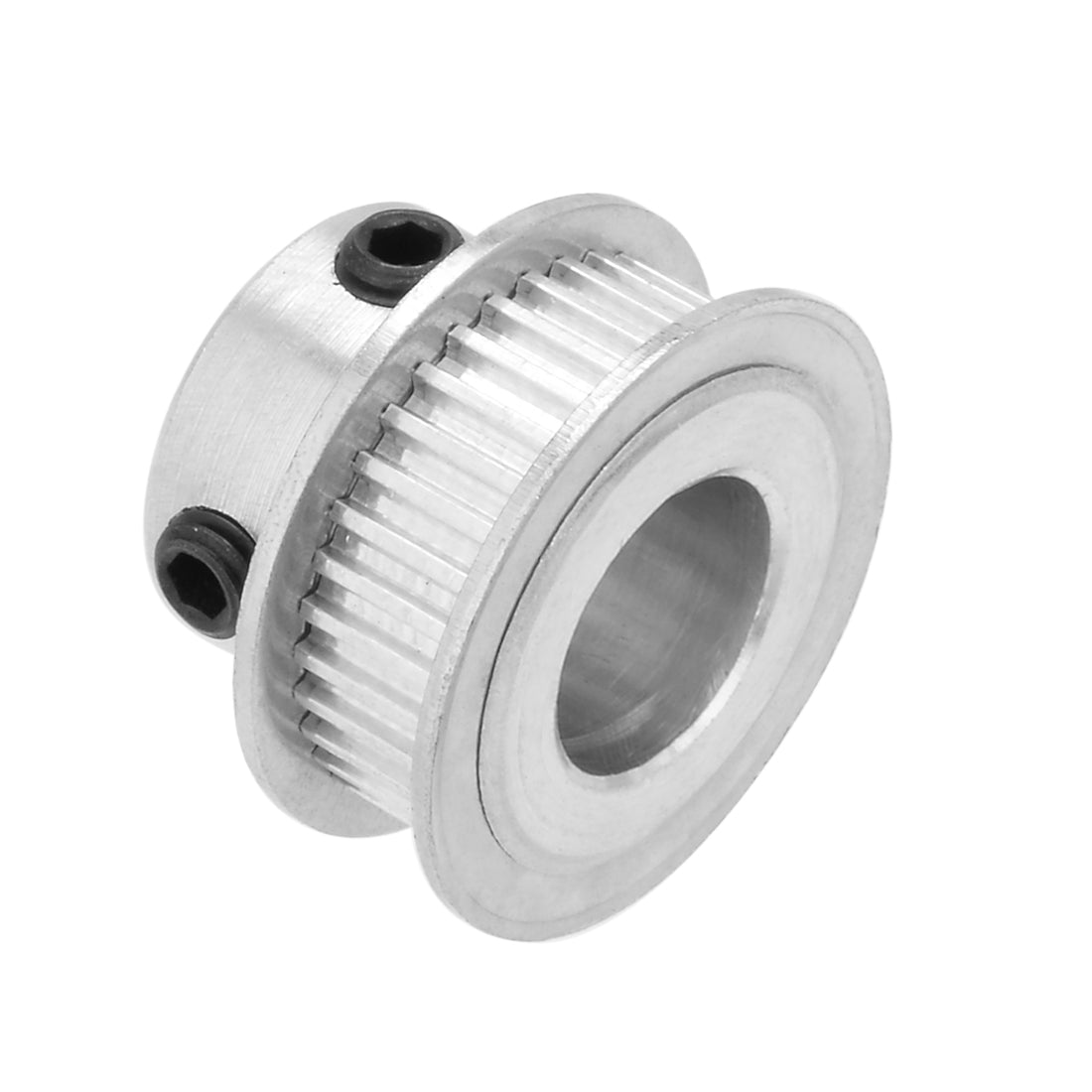 uxcell Uxcell Aluminum  35 Teeth 12mm Bore Timing Belt Idler Pulley Synchronous Wheel 6mm Belt for 3D Printer CNC