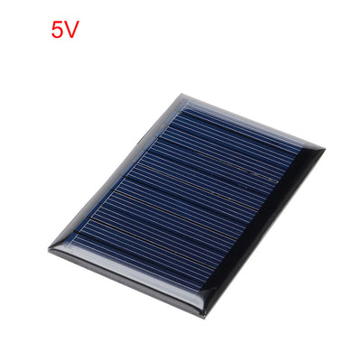 Harfington Uxcell 5Pcs 5V 70mA Poly Mini Solar Cell Panel Module DIY for Light Toys Charger 80mm x 45mm