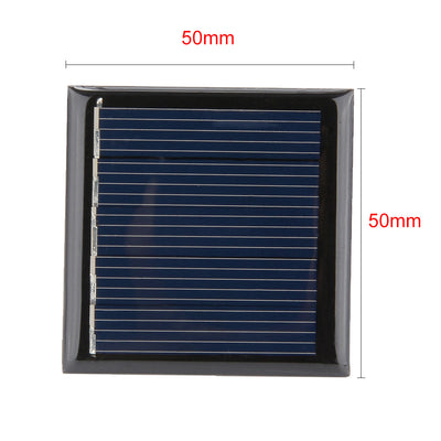 Harfington Uxcell 5Pcs 2.5V 100mA Poly Mini Solar Cell Panel Module DIY for Light Toys Charger 50mm x 50mm