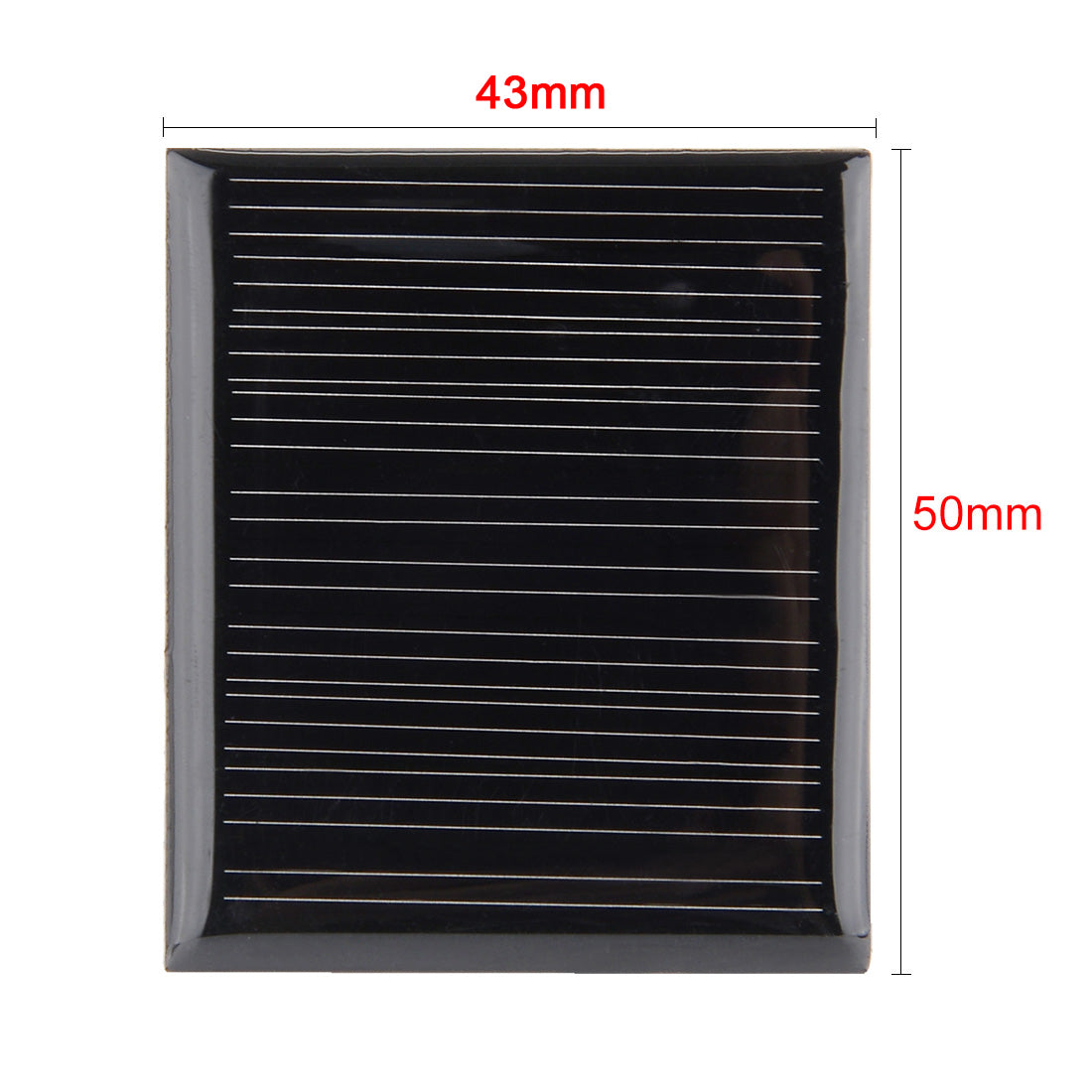 uxcell Uxcell 5Pcs 5V 60mA Poly Mini Solar Cell Panel Module DIY for Phone Light Toys Charger 50mm x 43mm