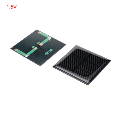 Harfington Uxcell 5Pcs 1.5V 200mA Poly Mini Solar Cell Panel Module DIY for Light Toys Charger 52mm x 52mm