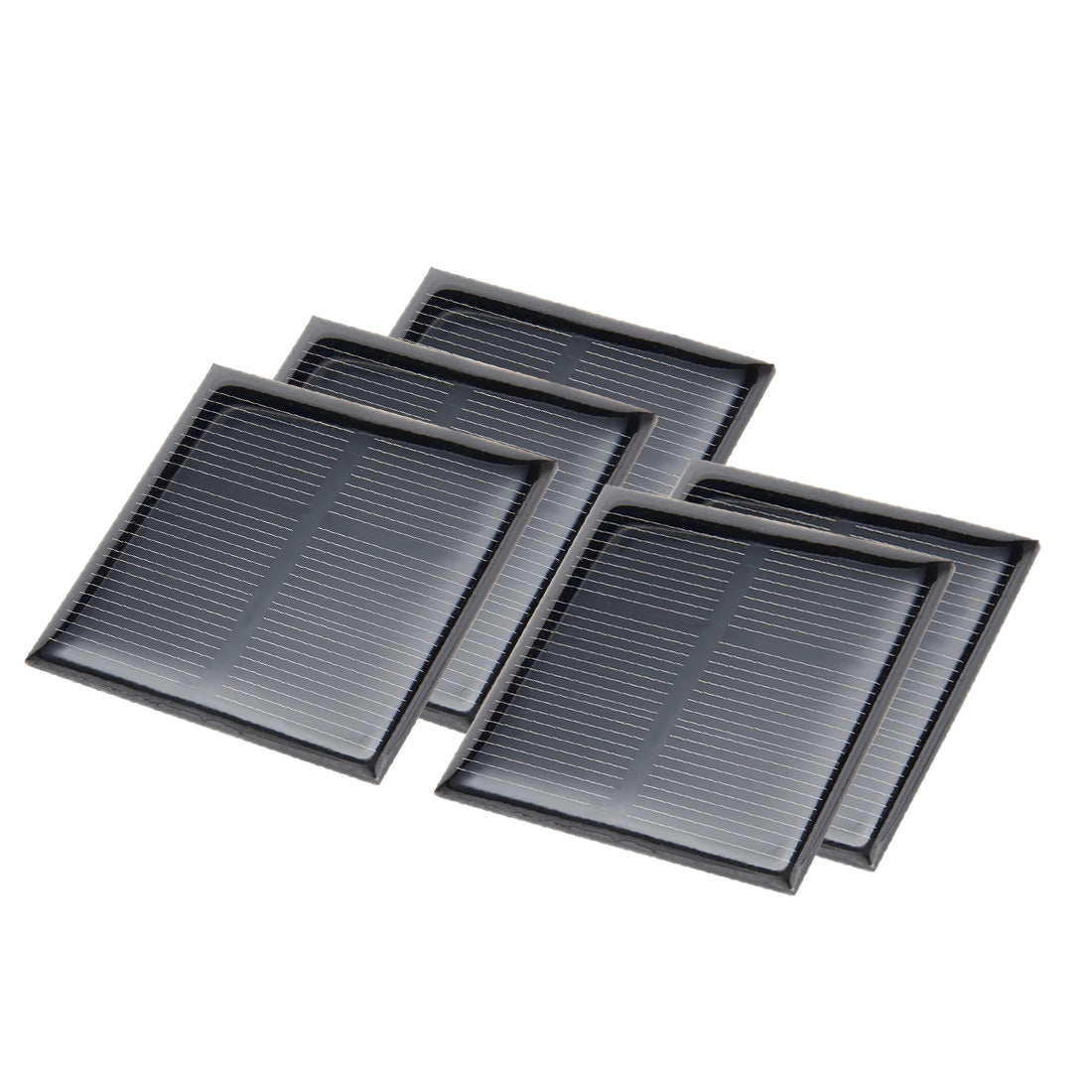 uxcell Uxcell 5Pcs 1.5V 200mA Poly Mini Solar Cell Panel Module DIY for Light Toys Charger 52mm x 52mm