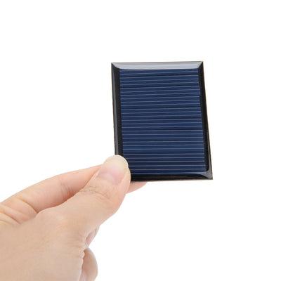 Harfington Uxcell 5Pcs 5V 50mA Poly Mini Solar Cell Panel Module DIY for Phone Light Toys Charger 60mm x 44mm