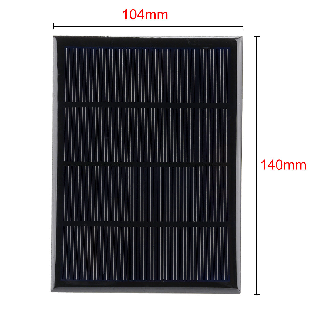 uxcell Uxcell 5Pcs 5V 300mA Poly Mini Solar Cell Panel Module DIY for Light Toys Charger 104mm x 140mm