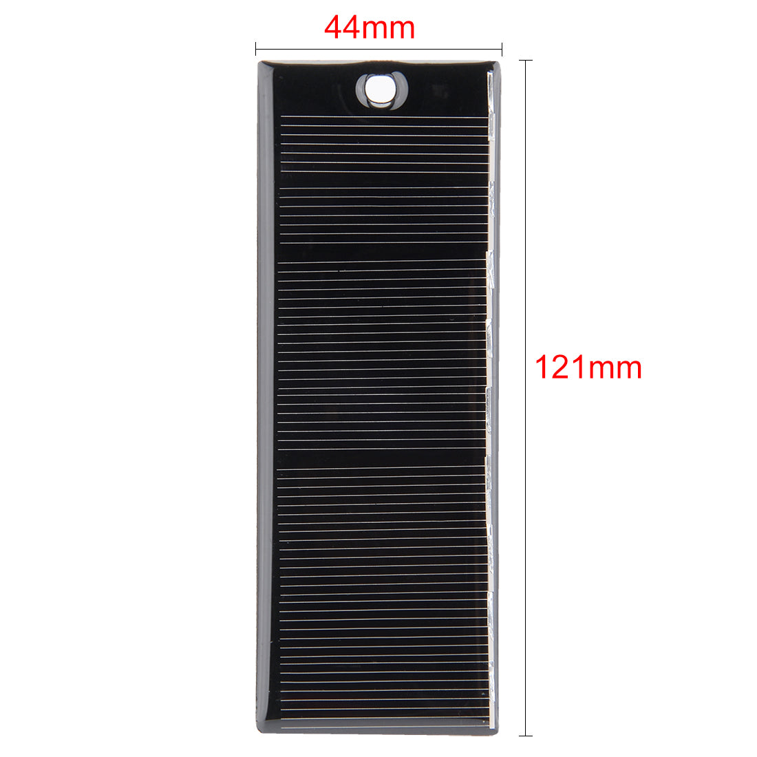 uxcell Uxcell 5Pcs 4.5V 130mA Poly Mini Solar Cell Panel Module DIY for  Light Toys Charger 44mm x 121mm