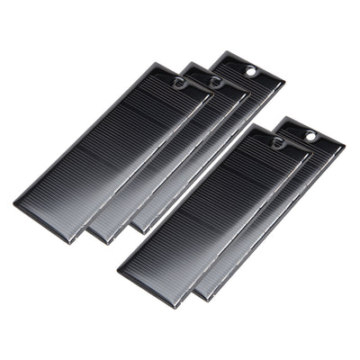Harfington Uxcell 5Pcs 4.5V 130mA Poly Mini Solar Cell Panel Module DIY for  Light Toys Charger 44mm x 121mm