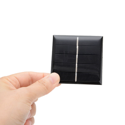 Harfington Uxcell 5Pcs 2.5V 120mA Poly Mini Solar Cell Panel Module DIY for Light Toys Charger 59.8mm x 59.8mm