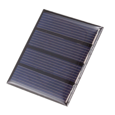 Harfington Uxcell 5Pcs 2V 100mA Poly Mini Solar Panel Module DIY Light Toys Charger  50.5mm x 40.5mm