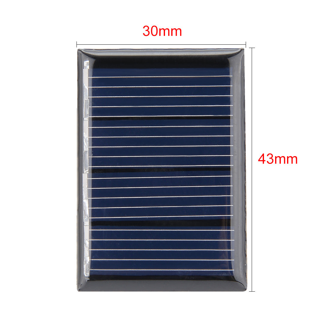 uxcell Uxcell 5Pcs 2V 60mA Poly Mini Solar Cell Panel Module DIY for Light Toys Charger 43mm x 30mm