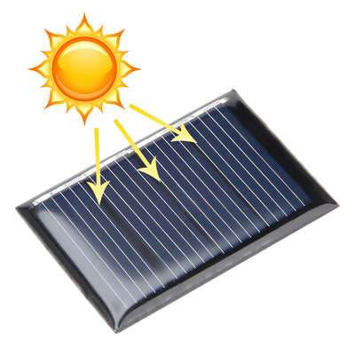 Harfington Uxcell 5Pcs 2V 60mA Poly Mini Solar Cell Panel Module DIY for Light Toys Charger 43mm x 30mm