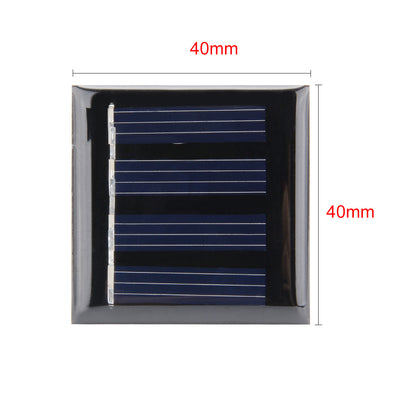 Harfington Uxcell 5Pcs 2V 40mA Poly Mini Solar Cell Panel Module DIY for Light Toys Charger 40mm x 40mm