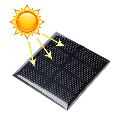 Harfington Uxcell 5Pcs 2V 160mA Poly Mini Solar Cell Panel Module DIY for Phone Light Toys Charger 60mm x 60mm