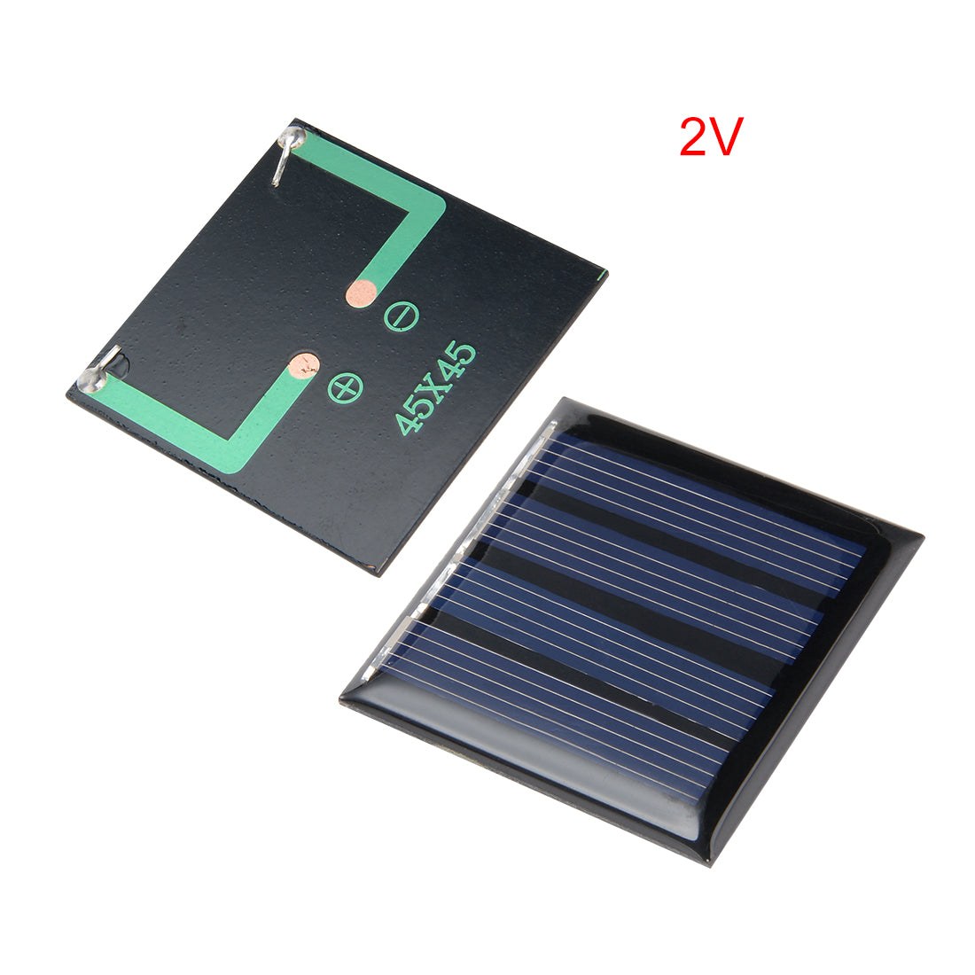 uxcell Uxcell 5Pcs 2V 50mA Poly Mini Solar Cell Panel Module DIY for Phone Light Toys Charger 45mm x 45mm