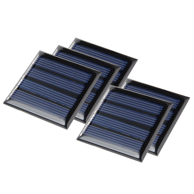 Harfington Uxcell 5Pcs 2V 50mA Poly Mini Solar Cell Panel Module DIY for Phone Light Toys Charger 45mm x 45mm