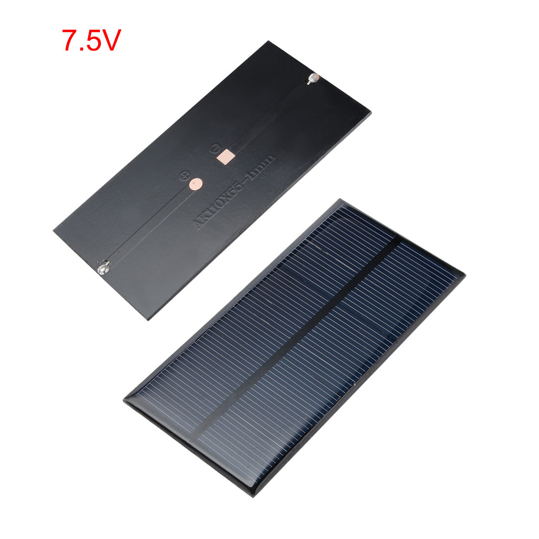 uxcell Uxcell 5Pcs 7.5V 100mA Poly Mini Solar Cell Panel Module DIY for Light Toys Charger 110mm x 55mm