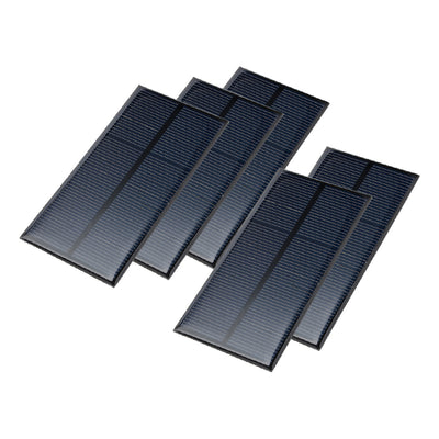 Harfington Uxcell 5Pcs 7.5V 100mA Poly Mini Solar Cell Panel Module DIY for Light Toys Charger 110mm x 55mm