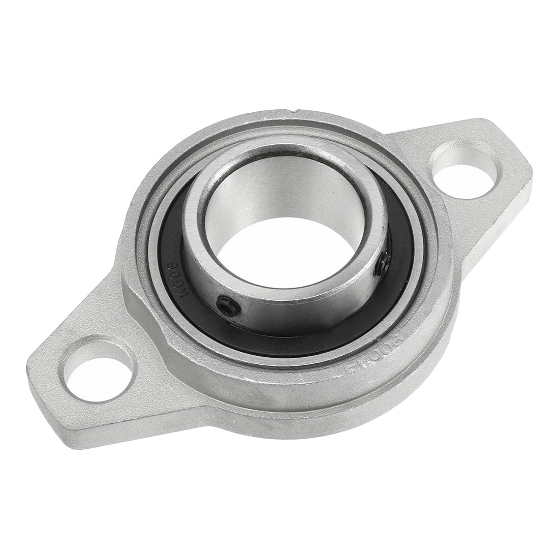 Uxcell KFL006 30mm Bore, Zinc Alloy Pillow Block Flange Bearing, Self ...