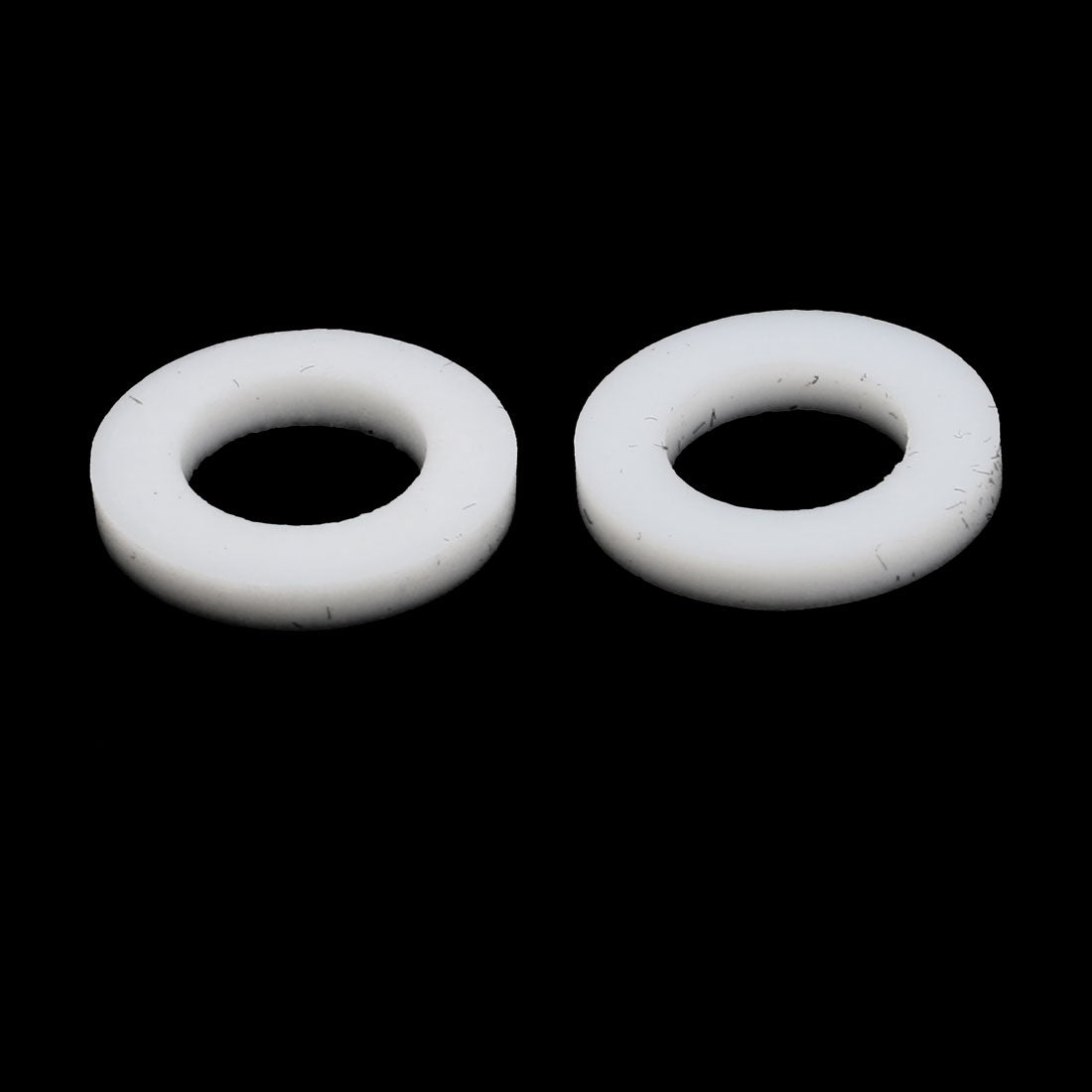 uxcell Uxcell PTFE Insulation Flat Spacer Washers Gasket Rings, Polytetrafluoroethylene Clear, Pack of 20
