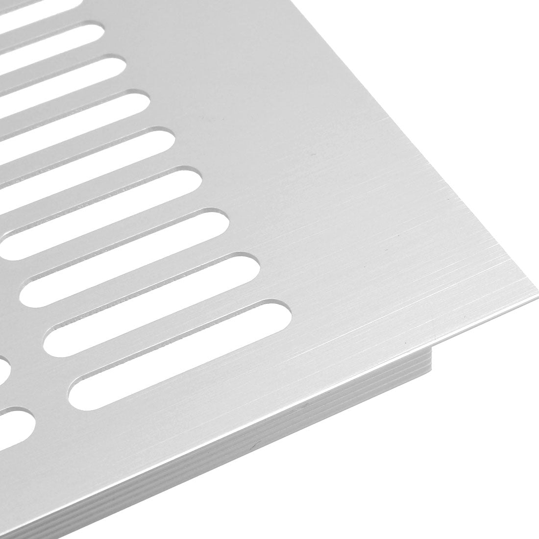 uxcell Uxcell 300mmx150mm Rectangle Shape Air Vent Louvered Grill Cover Ventilation Grille