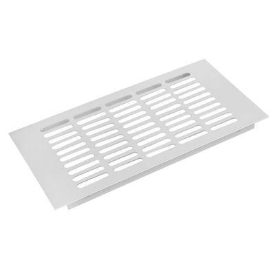 Harfington Uxcell 300mmx150mm Rectangle Shape Air Vent Louvered Grill Cover Ventilation Grille