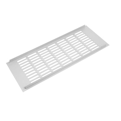 Harfington Uxcell 2pcs 400mmx150mm Aluminum Alloy Air Vent Louvered Grill Cover Ventilation Grille