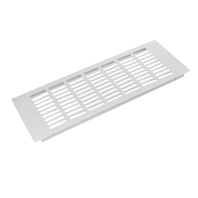 Harfington Uxcell 2pcs 400mmx150mm Aluminum Alloy Air Vent Louvered Grill Cover Ventilation Grille