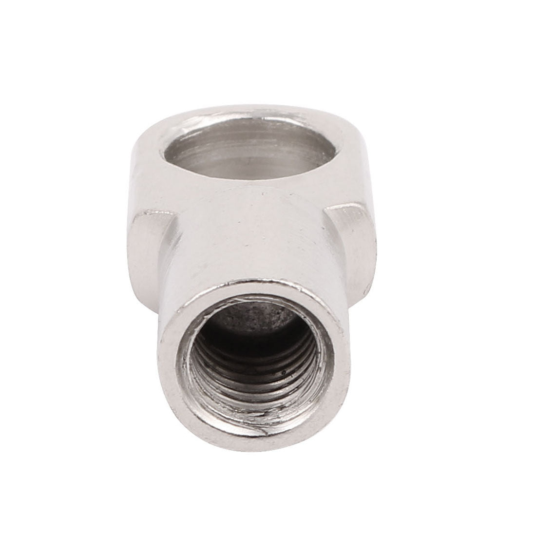 uxcell Uxcell M8 Female Threaded 45# Steel Gas Spring Strut Joint End Fitting Silver Tone 3pcs
