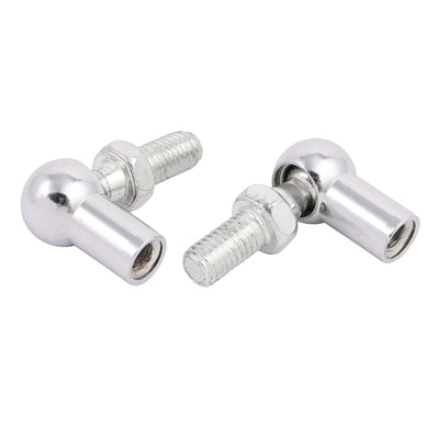 uxcell Uxcell M8 Male to M6 Female Thread Gas Spring Ball Joint Connector End Fitting 2pcs