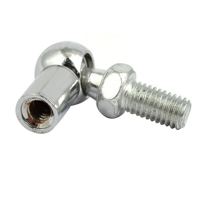 Harfington Uxcell M8 Male to M6 Female Thread Gas Spring Ball Joint Connector End Fitting 3pcs