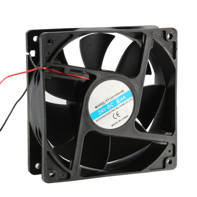 Harfington Uxcell 120mm x 120mm x 38mm 24V DC Cooling Fan Long Life Dual Ball Bearing PC Case Fan