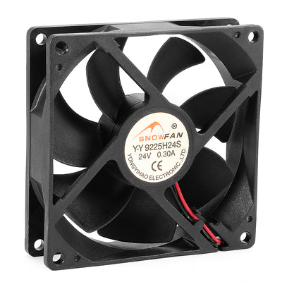 Harfington Uxcell 92mm x 92mm x 25mm 24V DC Cooling Fan Long Life HY Bearing Computer Case Fan