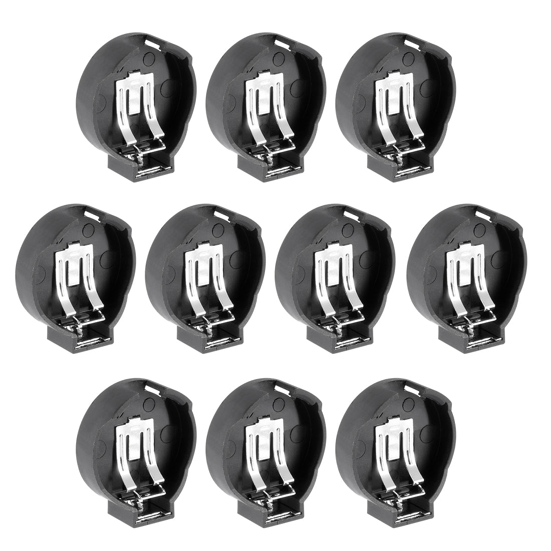 uxcell Uxcell 10 Pcs DIY CR2430 Coin Cell Button Battery Holder Socket