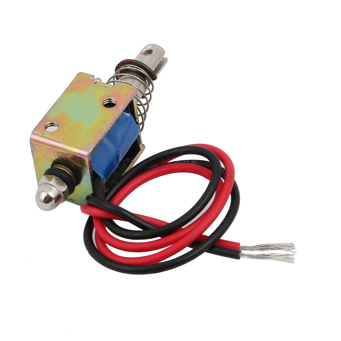 uxcell Uxcell DC6V 300mA 10mm Stroke 4N Force Push Pull Type Frame DC Solenoid Electromagnet Magnet JF-0520B