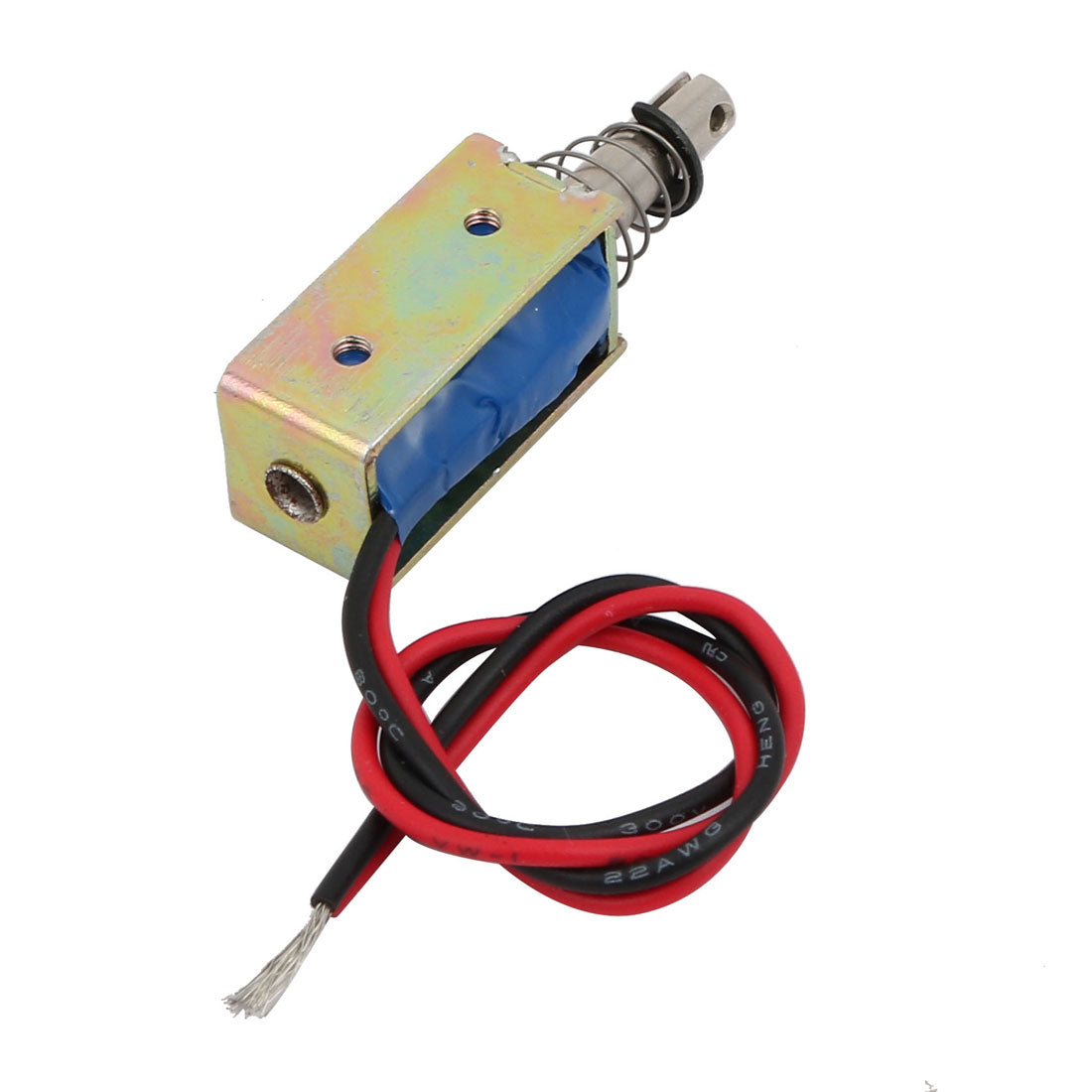 uxcell Uxcell DC6V 300mA 10mm Stroke 5N Force Push Pull Type Frame DC Solenoid Electromagnet Magnet JF-0530