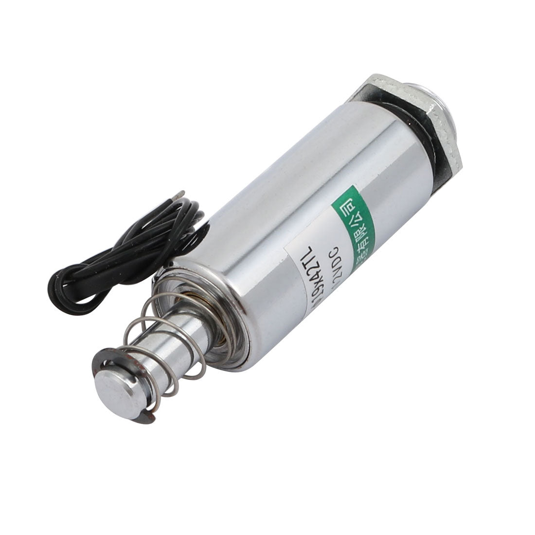 uxcell Uxcell DC 12V Push Type Tubular Linear DC Solenoid Electromagnet Magnet XRN-19/42TL