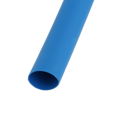 Harfington Uxcell 1M Length Inner Dia 6mm Polyolefin Insulation Heat Shrinkable Tube Wrap Blue