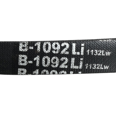 Harfington Uxcell B1092 Rubber Transmission Driving Belt V-Belt 17mm Width x 11mm Thickness