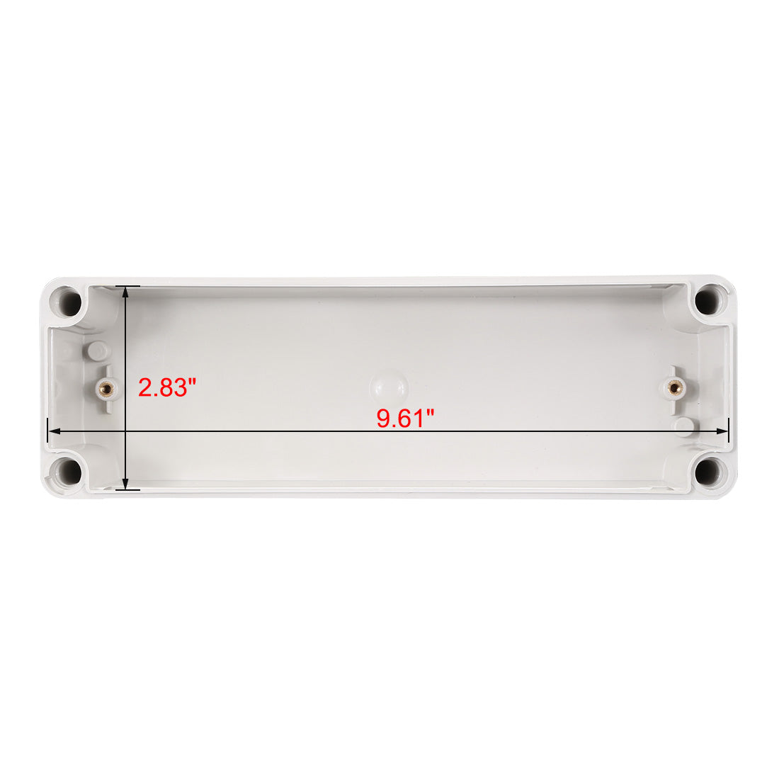 uxcell Uxcell 3.15"*9.84"*2.56" (80mm x 250mm x 65mm) Electronic ABS Plastic DIY Junction Box Enclosure Case Gray IP66