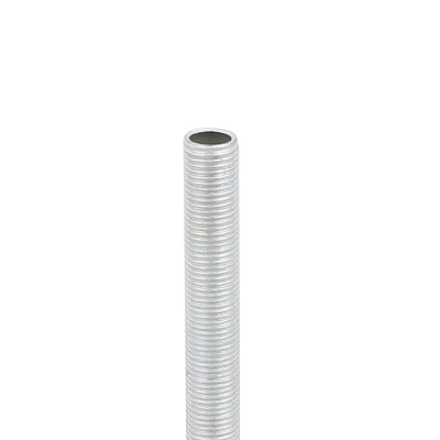 Harfington Uxcell 30 Pcs Metric M10 1mm Pitch Thread Zinc Plated Pipe Nipple Lamp Parts 90mm Long
